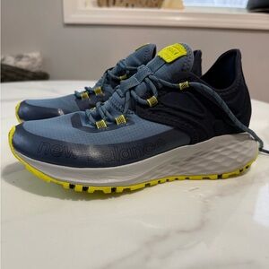 New Balance Navy and Neon Yellow Athletic Shoes